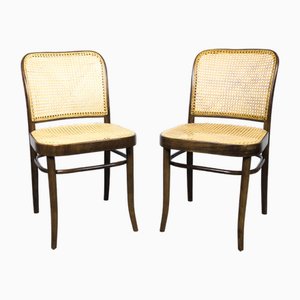 Chaises No. 811 par Josef Hoffmann pour Thonet, Set de 2