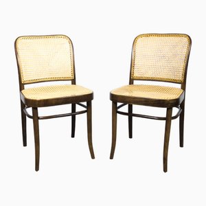 No. 811 Chairs by Josef Hoffmann for Thonet, Set of 2