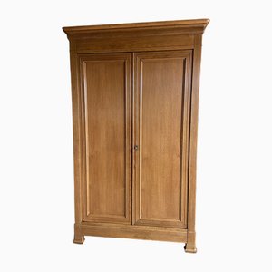 Large Louis Philippe Oak Wardrobe, 1850s