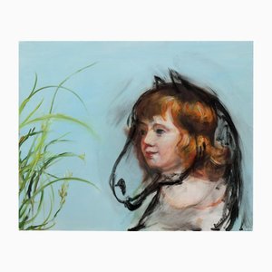 Marie Rauzy, L'amour des mauvaises herbes 2, 2023, Oil on Canvas