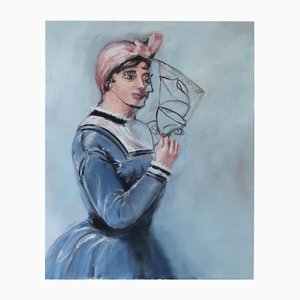 Marie Rauzy, Une envie de Picasso, 2019, óleo sobre lienzo