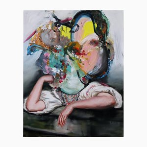 Marie Rauzy, Je ne me sens plus de joie #5, 2022, Oil & Acrylic on Canvas