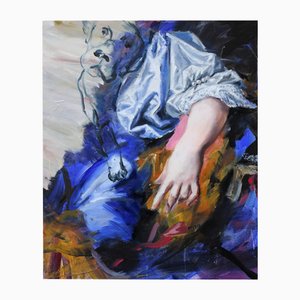 Marie Rauzy, L'amour de l'art, 2023, óleo sobre lienzo