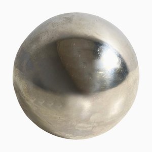 Italian Modern Decorative Metal Sphere, 1990s