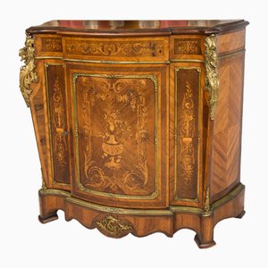 19th Century French Napoleon III Cabinet with Bronze Details