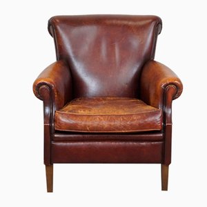 Vintage Sheep Leather Armchair