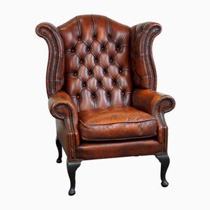 Vintage Brown Sheep Leather Armchair