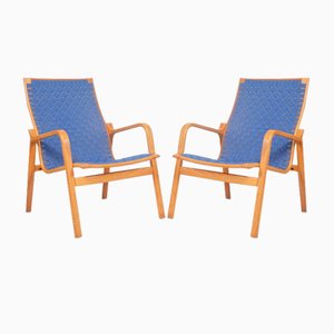 Danish Armchairs attributed to Finn Østergaard for Twig Furniture, 1970s, Set of 2