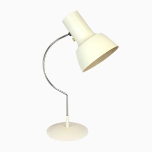 Lámpara de mesa blanca de Josef Hurka para Napako, años 60