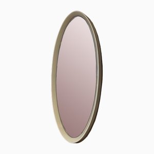 Specchio ovale vintage, anni '70
