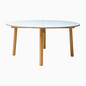 Runder weißer FixYourTable Tisch von Moca