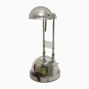 Lampe de Bureau Vintage en Verre Acrylique, 1980s