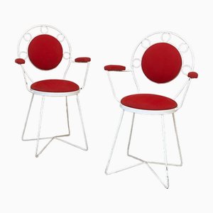 Fauteuils en Fer, 1950s, Set de 2