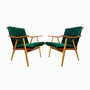 Set of Lounge Chairs from Ton, 1960s