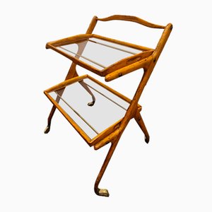 Ash Trolley with Removable Trays by Cesare Lacca, 1950s