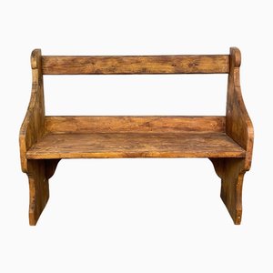 Vintage Swedish Chapel Bench