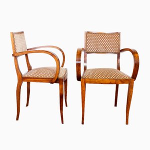 Französische Vintage Bidge Stühle, 1950er, 2er Set