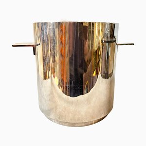 Modern Silver Plated Wine Cooler by Lino Sabattini for Christofle, 1960s