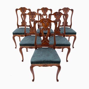 Vintage Oak Chairs, Set of 6