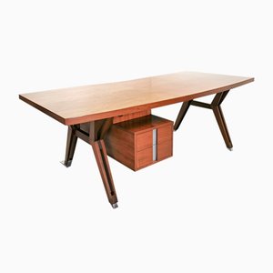 Directional Desk in Teak by Ico & Luisa Parisi for MIM, 1965