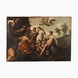 Después de Domenico Lupini, sujeto mitológico, óleo sobre lienzo