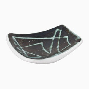 Ceramic Dish in the style of Georges Jouve, France, 1960s