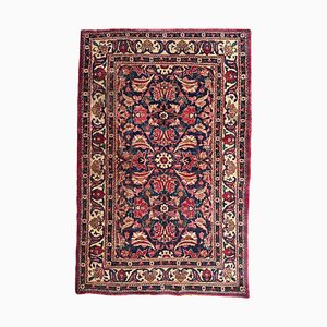 Antique Yazd Rug, 1890s