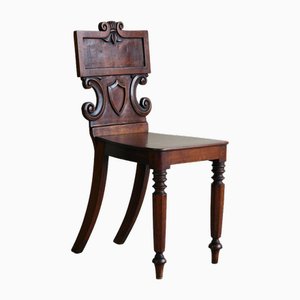 Vintage Mahogany Hall Chair