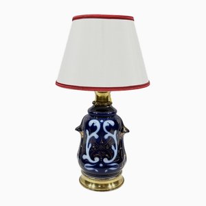 Antike Sèvres Porzellanlampe