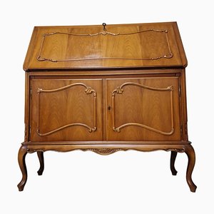 Secretaire Chippendale in legno, anni '60