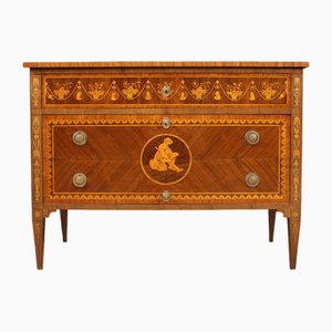 Vintage Inlaid Chest of Drawers, 1960