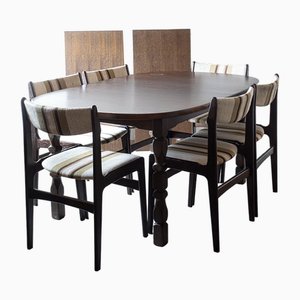 Dining Table & Chairs, Set of 7