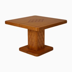 Rattan Marquetry Table, 1960