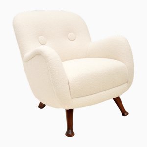 Vintage Danish Armchair attributed to Berga Mobler, 1940s