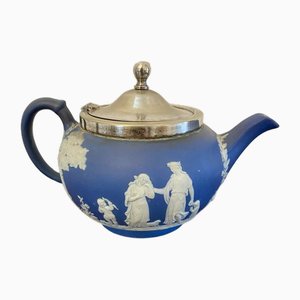 EdwardianJasperware Teapot from Wedgwood, 1900s