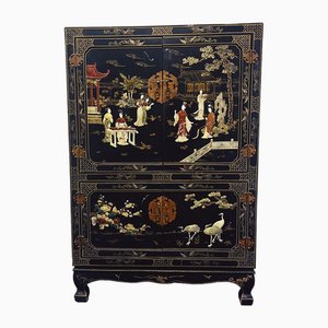 Vintage Chinese Lacquered Cabinet