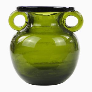 Vase by J. Słuczan-Orkusz for Cracow Institute for Glassworks, Poland, 1970s