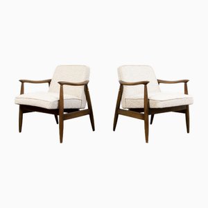 Set of GFM 87 Armchairs attributed to Juliusz Kędziorek for Gościcńskie Furniture Fabryki, 1960s