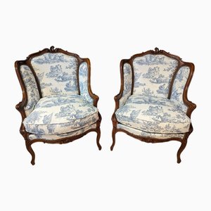 Louis XV Shepherdess Chairs, Set of 2