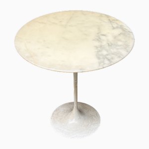 Tulip Table in White Carrara Marble by Eero Saarinen for Knoll, 1960s