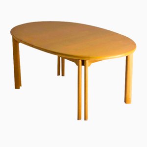 Mesa de comedor extensible danesa de Skovby, años 70