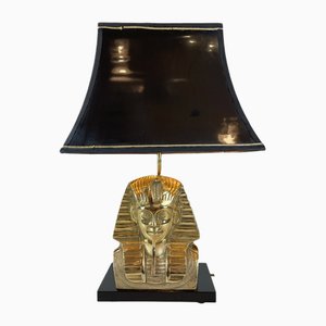 Lampada da tavolo Faraone attribuita a Deknudt, anni '80
