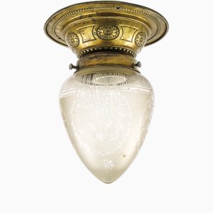 Art Nouveau Ceilling Lamp, Former Austro-Hungarian Empire, 1900s