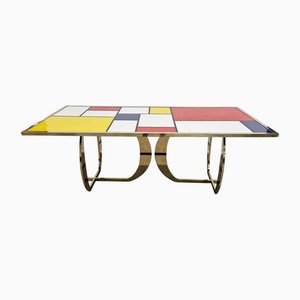 Multicolor Murano Glass Dining Table, 1980s