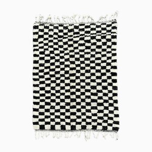 Moroccan Modern Berber Handwoven Area Rug, 2010s