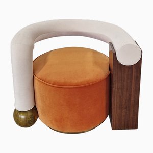 Asymmetrical Lounge Chair, 1980s