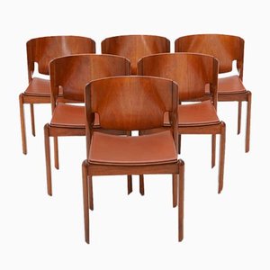 122 Chairs by Vico Magistretti for Cassina, 1960s, Set of 6