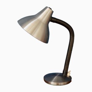 Versilberte Tischlampe von Aluminor, 1970er