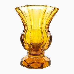 Art Deco Vase von Moser, 1930er