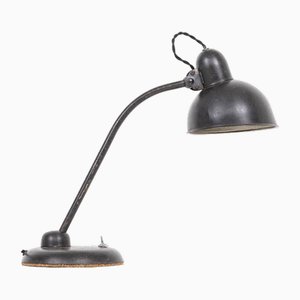 Lampe de Bureau Industrielle Noire, 1950s